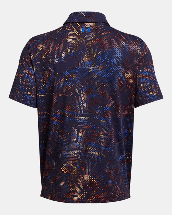 Men's UA Playoff 3.0 Printed Polo in Blue image number 5